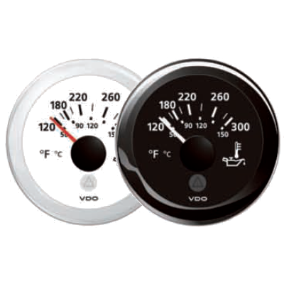 Indicatore Temperatura Olio motore Barca, A2C595141, 12/24 volt, 50/150°